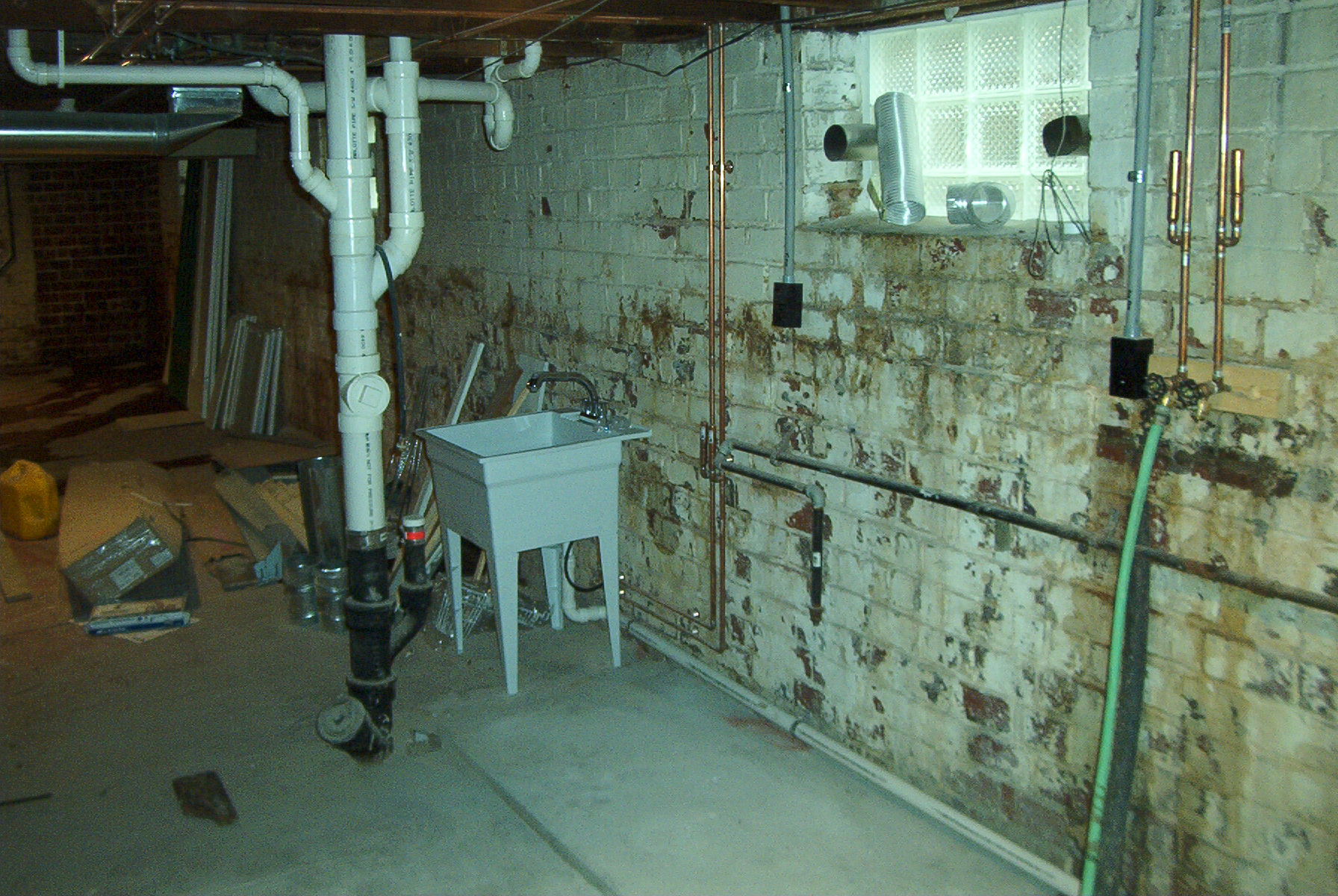 Waterproofing_Basement_Wall_Paneling_Before_2