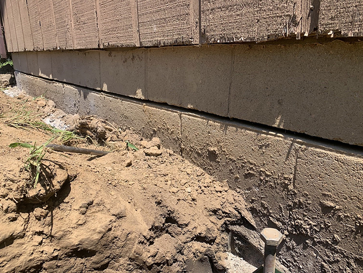 Foundation Repair_Resistance_Piers_After