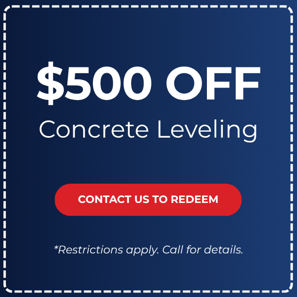 $500 off concrete leveling